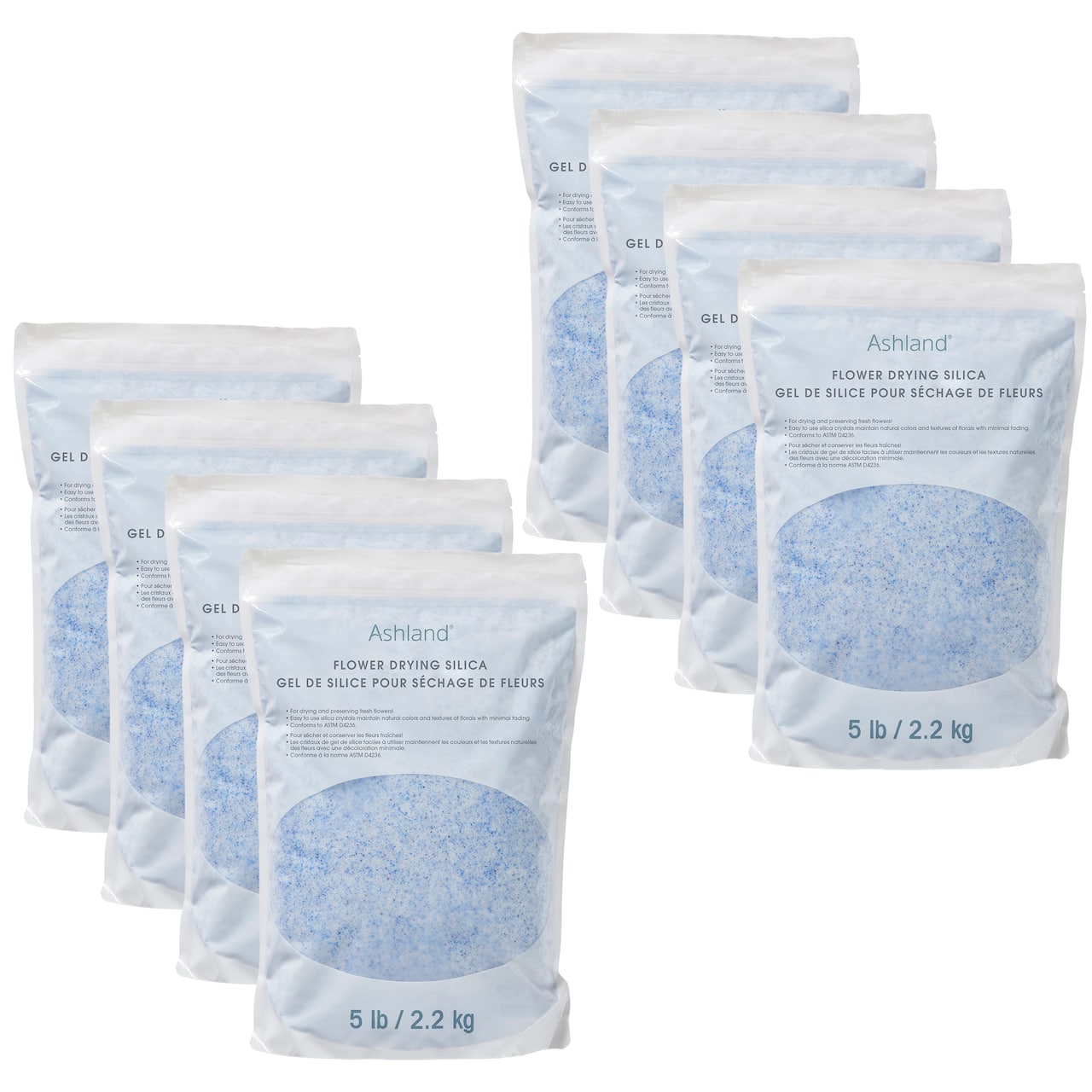 44 LBS) Dry & Dry Premium Blue Indicating Silica Gel Desiccant Bead